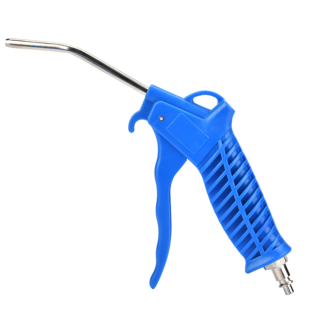Blaue Druckluftpistole Mit Pu-schlauch, Pneumatisches Ausblasset Für Eu-stecker