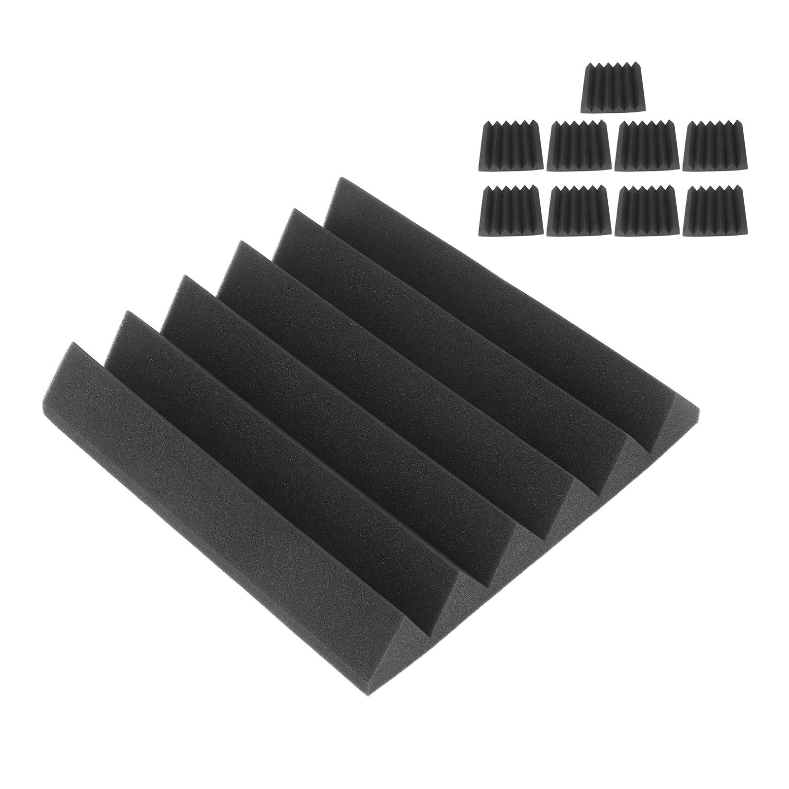 10er-pack Akustikschaumstoff-schalldämmplatten Für Heimstudios, Schallisolierung