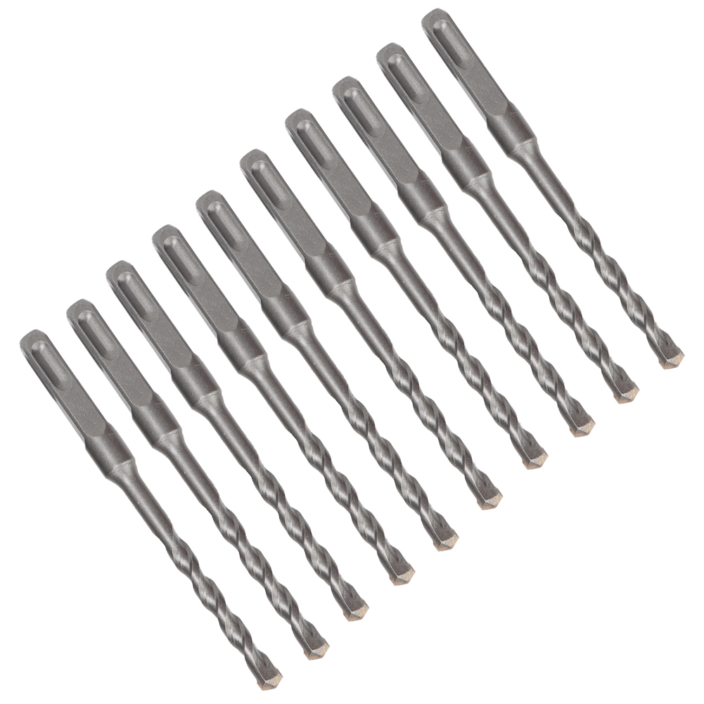 Set Mit 10 Betonbohrern Für Elektrohammer, Sechskantschaft, Bohrwerkzeug 8x150mm