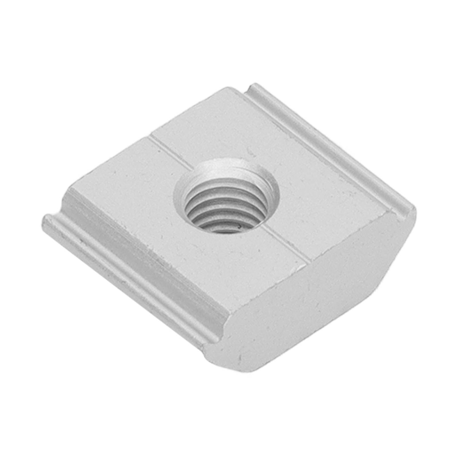 Packung Mit 100 M8-gleitmuttern Aus Aluminiumlegierung, T-nut, Befestigungszubehör Für Die Photovoltaik-montage