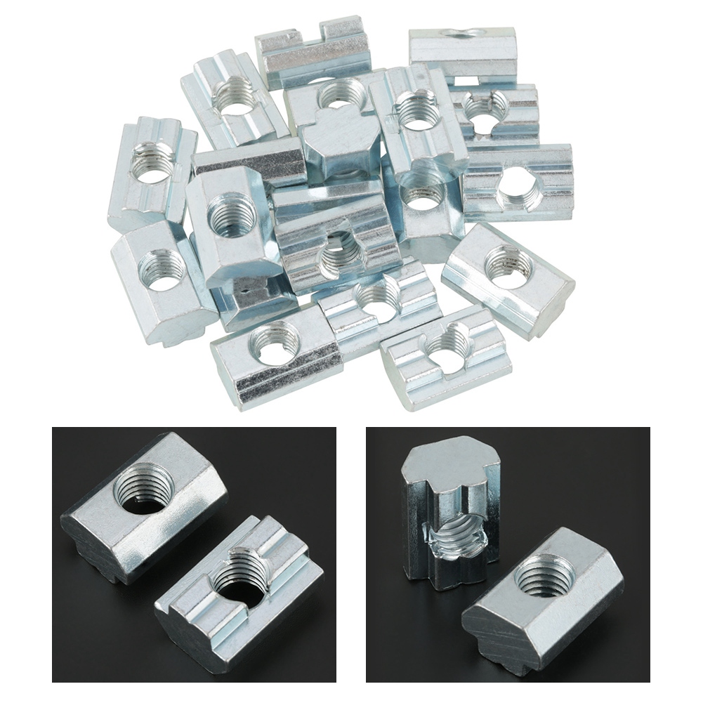 Gleitmutter Aus Verzinktem Kohlenstoffstahl Für T-nut, Zubehör Für Aluminiumprofile, M8