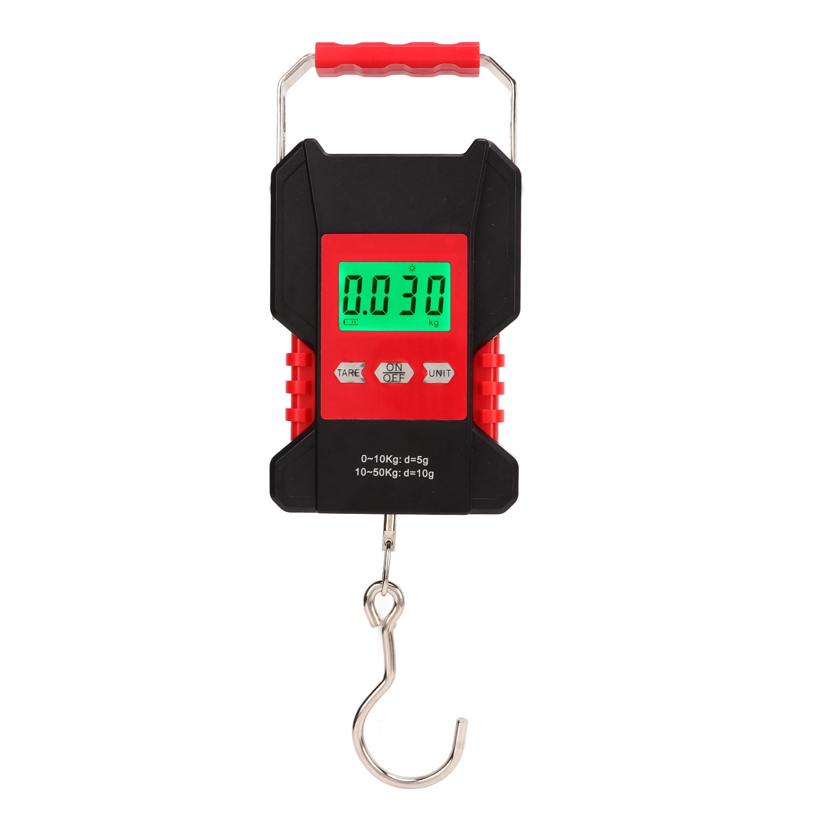 Wasserdichte Digitale Angelwaage 0-50 Kg, S-haken, Edelstahl, Tragbar Mit Display
