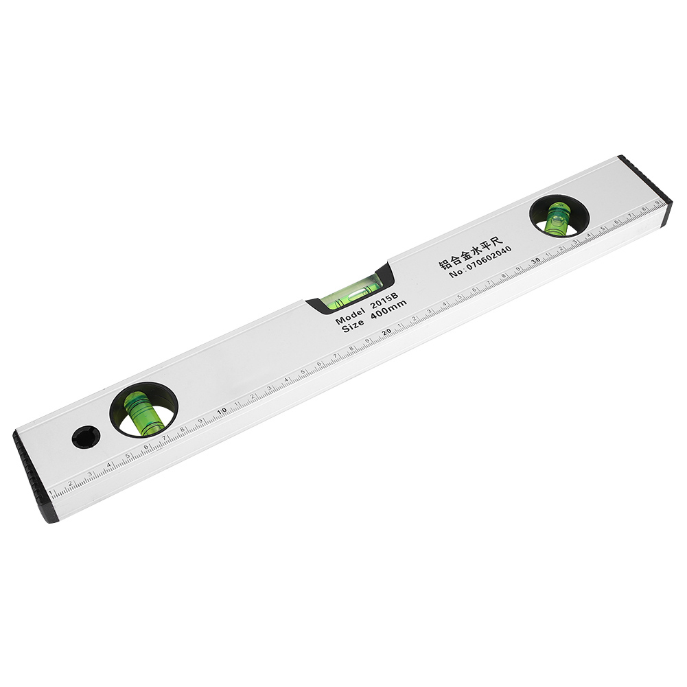 400 Mm Präzisions-wasserwaage Aus Aluminium, Hochpräzise Magnetische Silberlineal