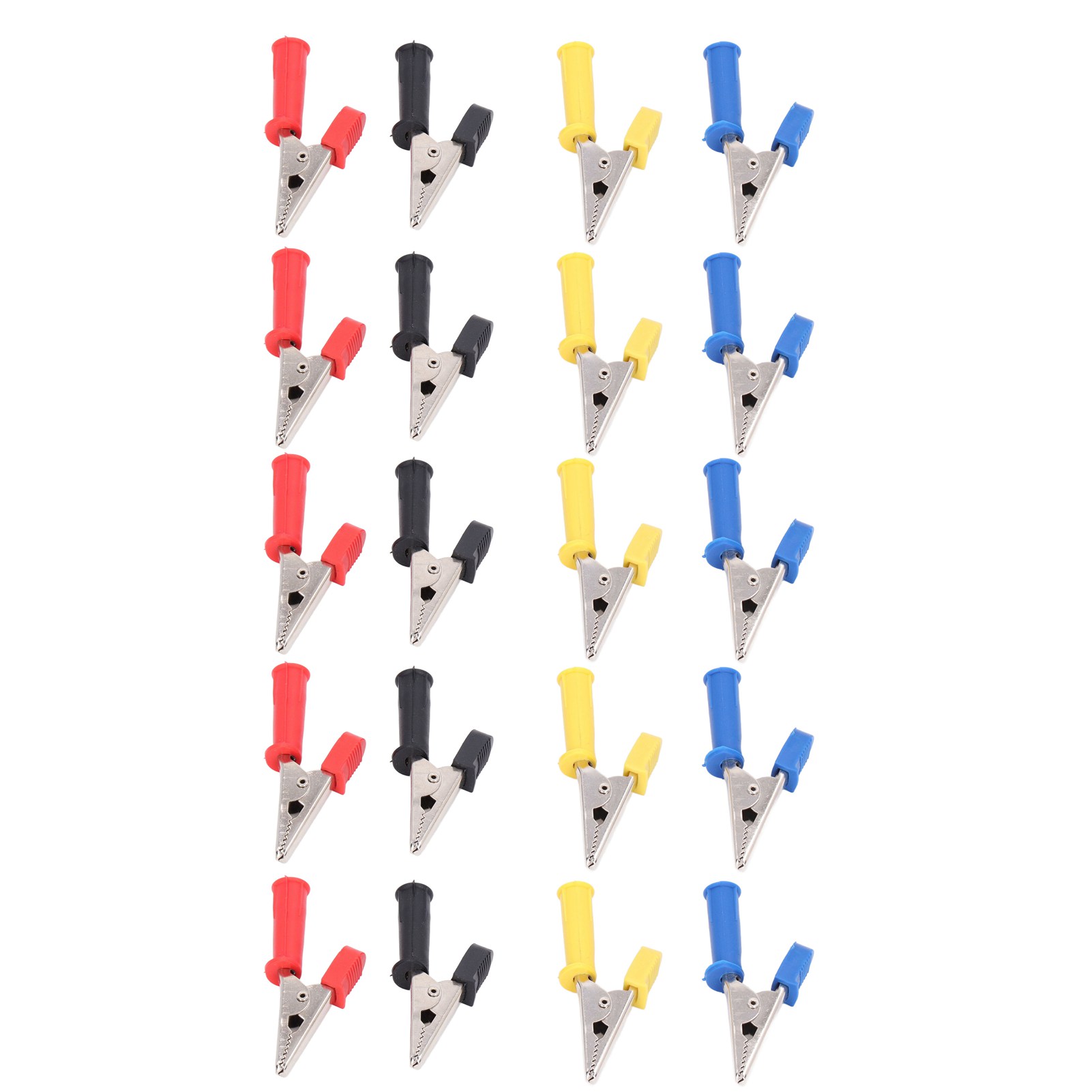 Set Mit 5 Autobatterie-testklemmen, Messing- Und Pvc-drahtklemmen, 4-mm-stecker Für Ladegerät Und Verkabelung