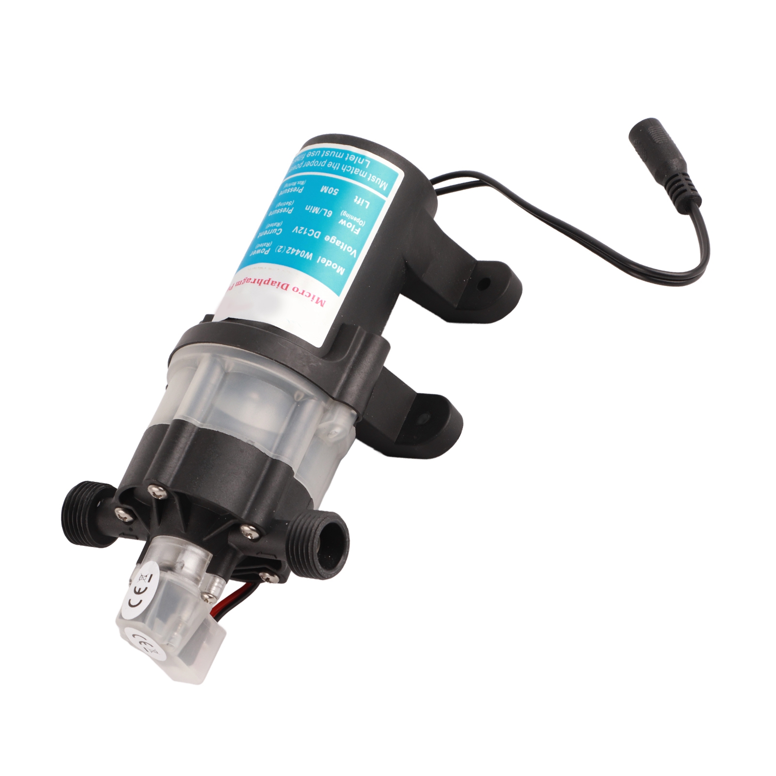 Automatische 12v 80w Druckerhöhungspumpe, Leise, Selbstansaugend, Mini-membranpumpe Mit Herausnehmbarem Filter