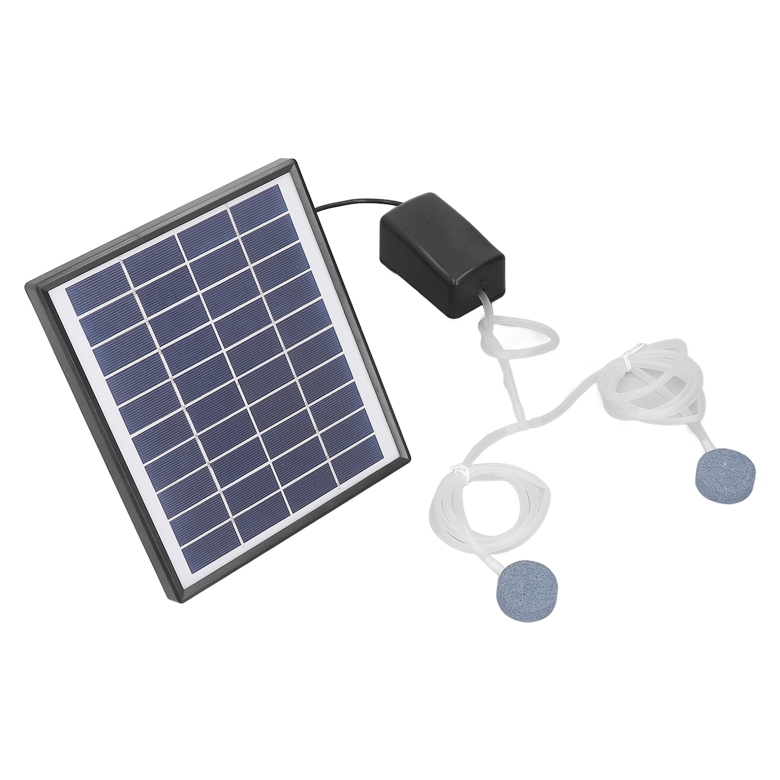 10v 6w Dc Mikro-solar-teichpumpe Mit Verstellbarem Solarpanel Und Sprudelbrunnen-set Mit Stein
