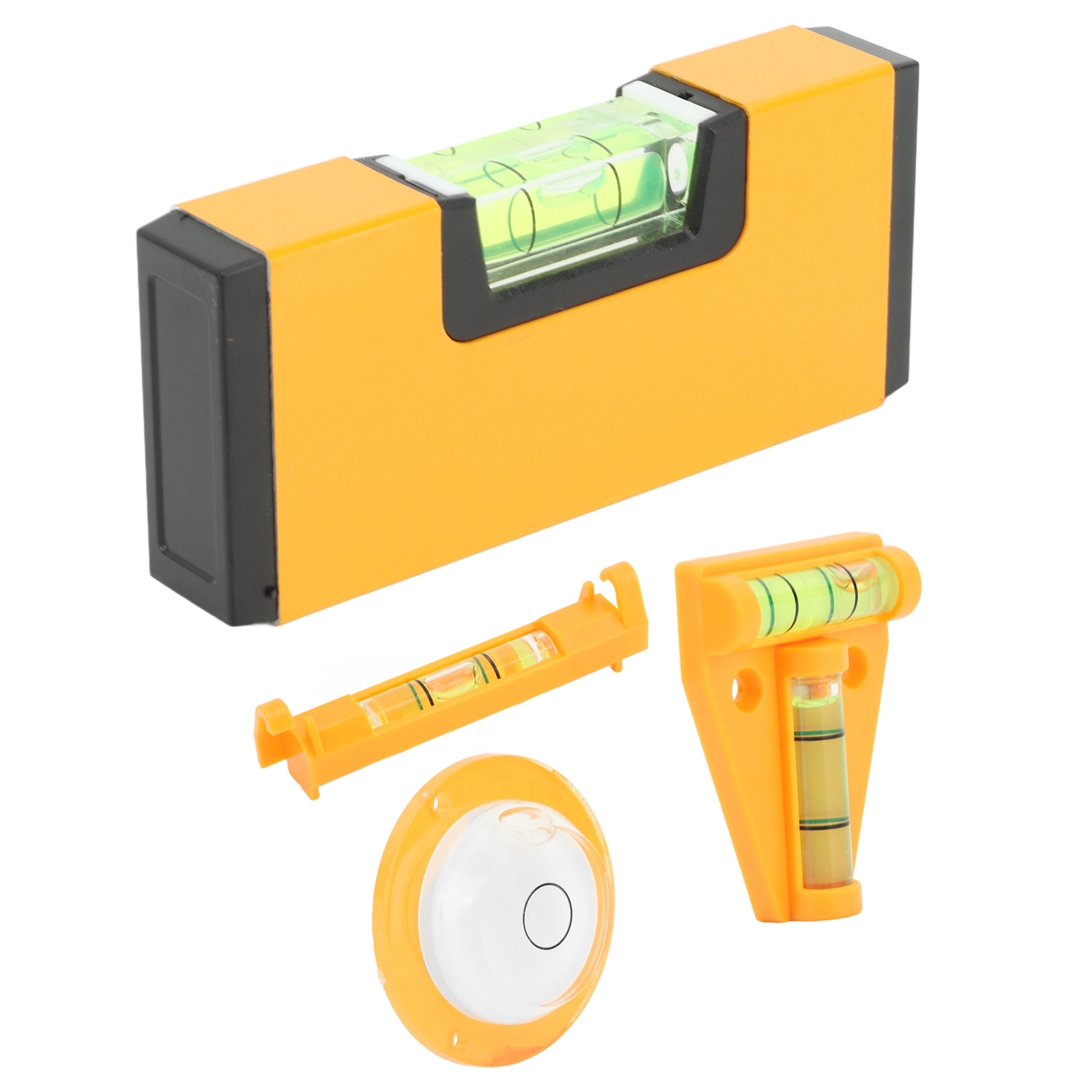 Set Mit Mini-magnetwasserwaagen – Quadratische Und Runde T-förmige Messwerkzeuge Für Wohnmobile Und Camping