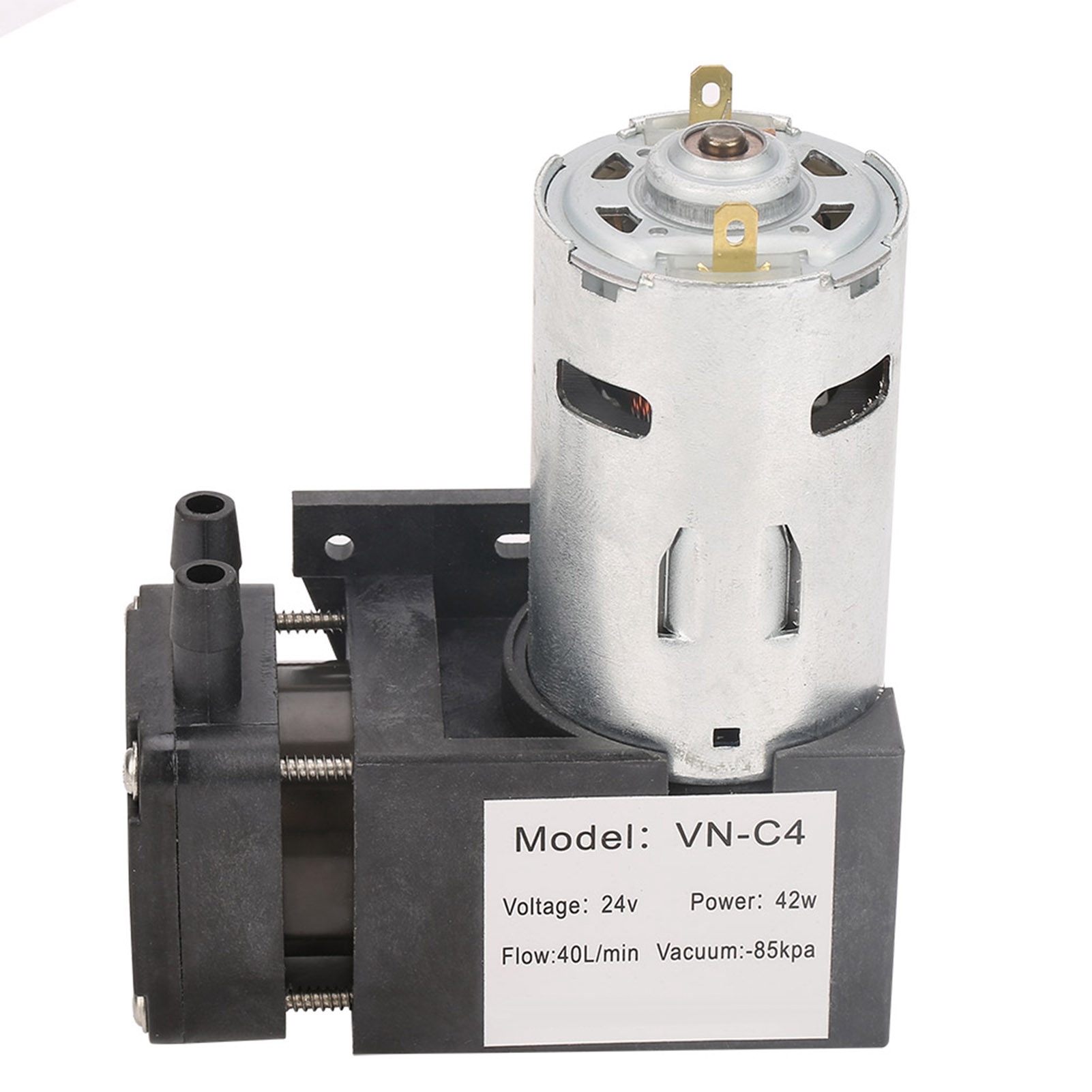 Miniatur-ölfreie 24-v-gleichstrom-vakuumpumpe, -85 Kpa, Fördermenge 40 L/min, Für Luft Und Gas