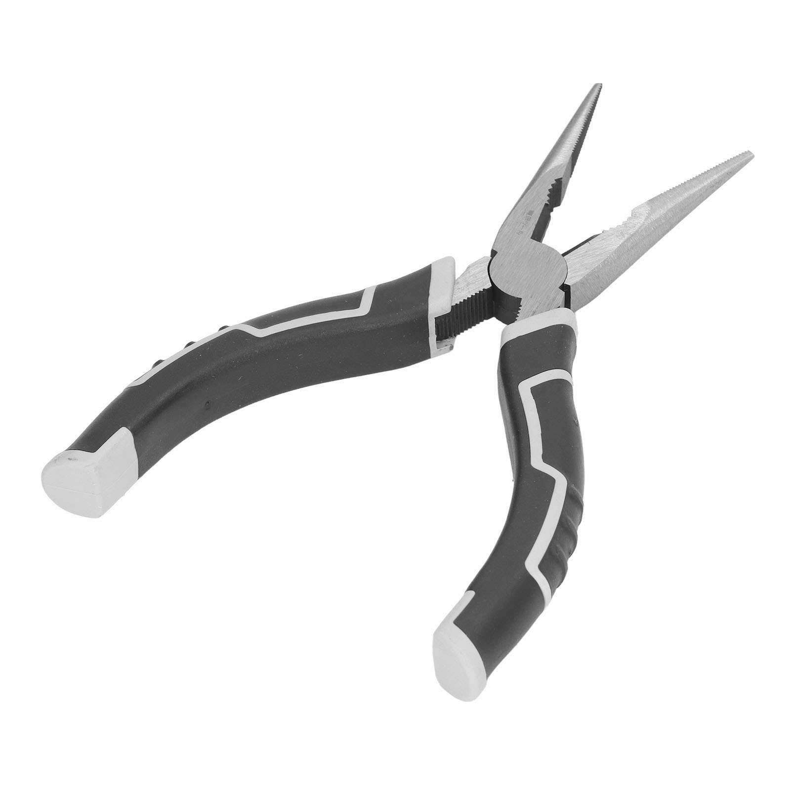 Spitzzange (15 Cm Lang), Drahtschneider Aus Kohlenstoffstahl, Backen Aus Legiertem Stahl, Ergonomischer Griff, Elektrikerwerkzeug, Schneidzange