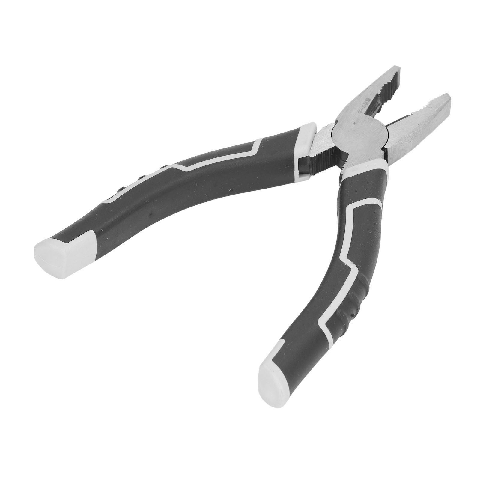 6-zoll-abisolierzange, Backen Aus Hochkohlenstoffhaltigem Stahl, Ergonomischer Griff, Drahtschneider, Elektrikerzange, Kombizange