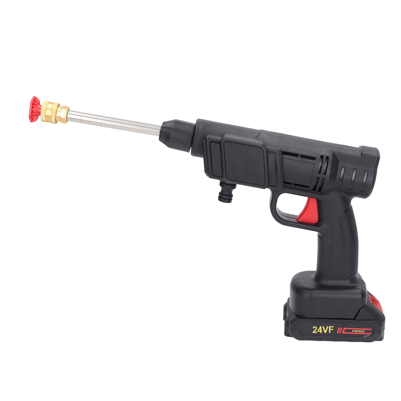 Akku-hochdruckreiniger (450 Psi), Tragbar, Mit 2 X 1,3 Ah Akkus Für Auto, Zaun Und Boden, Eu-stecker 100–240 V