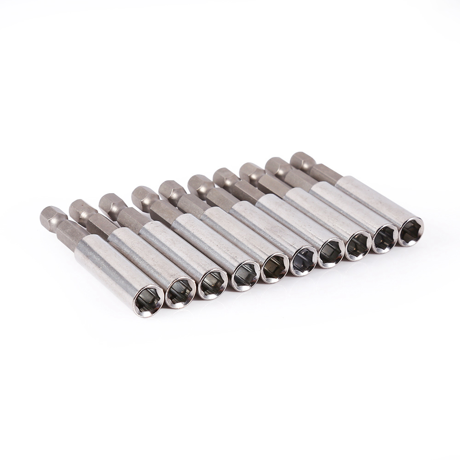 Set Mit 10 Schraubendreherbits, Stecknussverlängerung, 1/4"-sechskant-bithalter, Elektrowerkzeuge