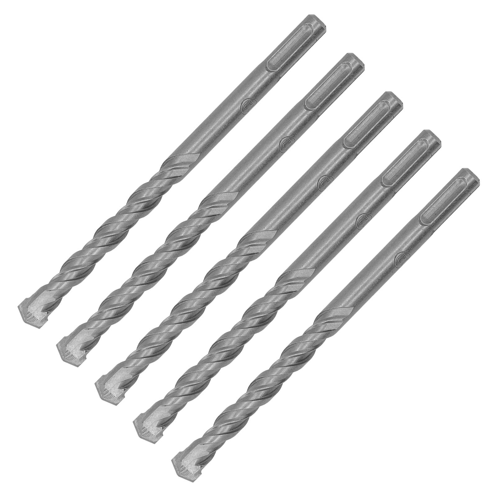 5-teiliges 160-mm-sds-plus-betonbohrer-set Mit 12-mm-selbstzentrierender Hartmetallspitze Für Stein, Ziegel Und Mauerwerk
