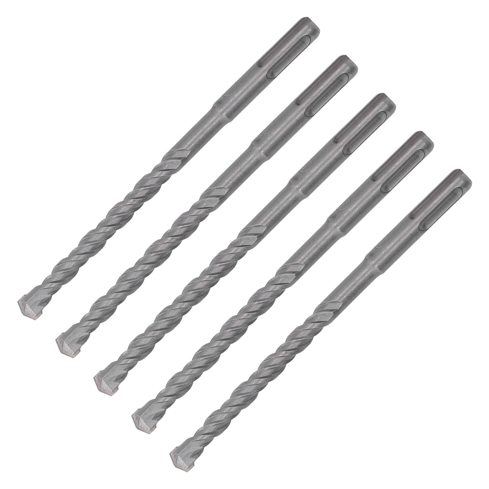 160 Mm X 10 Mm Sds Plus Bohrer-set, 5-teilig, Für Beton, Stein Und Ziegel, Selbstzentrierende Hartmetallspitze, Doppelschneider, Schlagbohren