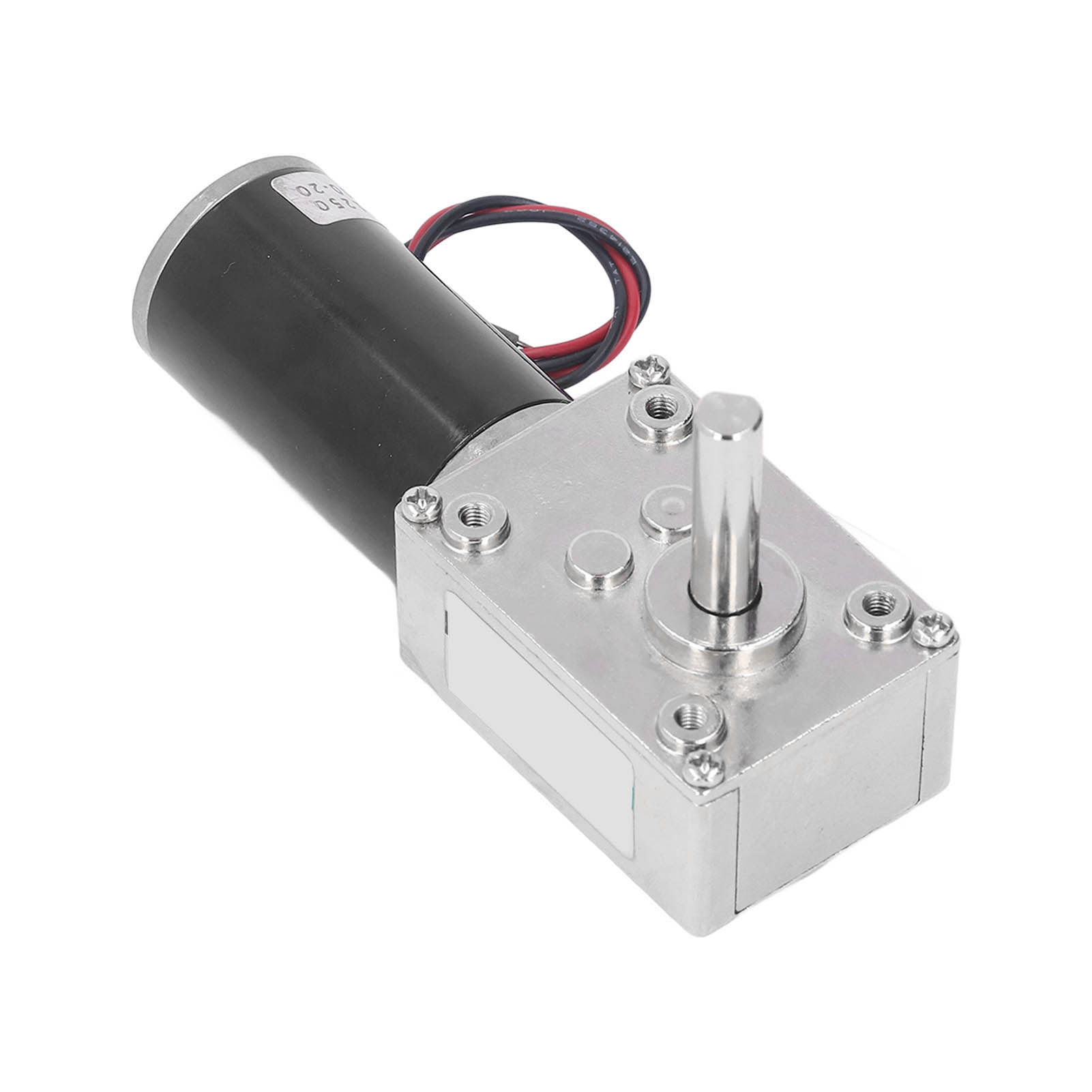 18-w-gleichstrom-getriebemotor, Hohes Drehmoment, Reversibel, Selbsthemmendes Schneckengetriebe, 12 V, 0–100 U/min