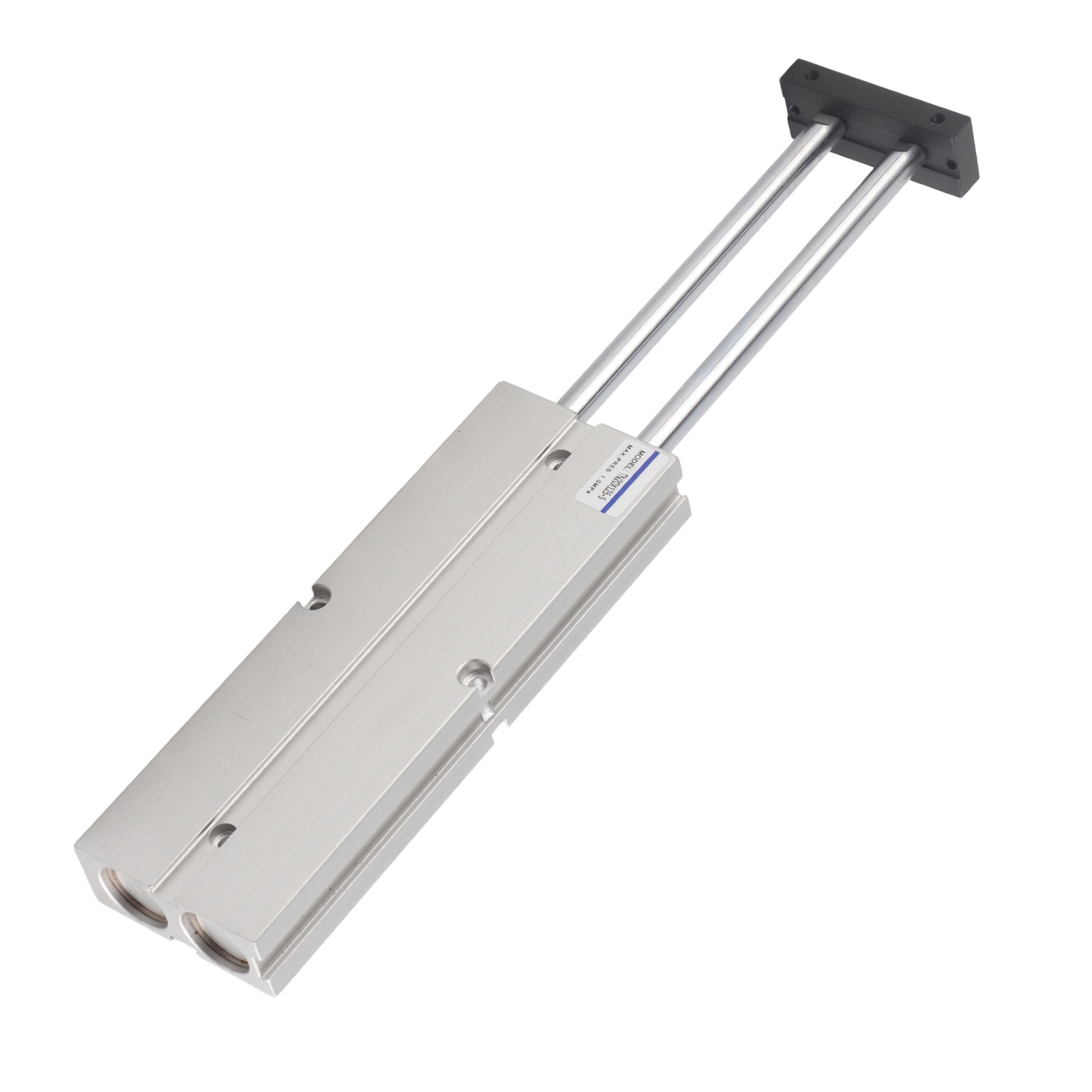 Doppelkolben-pneumatikzylinder, Doppeltwirkend, Aluminiumgehäuse, 20 Mm Bohrung, 125 Mm Hub