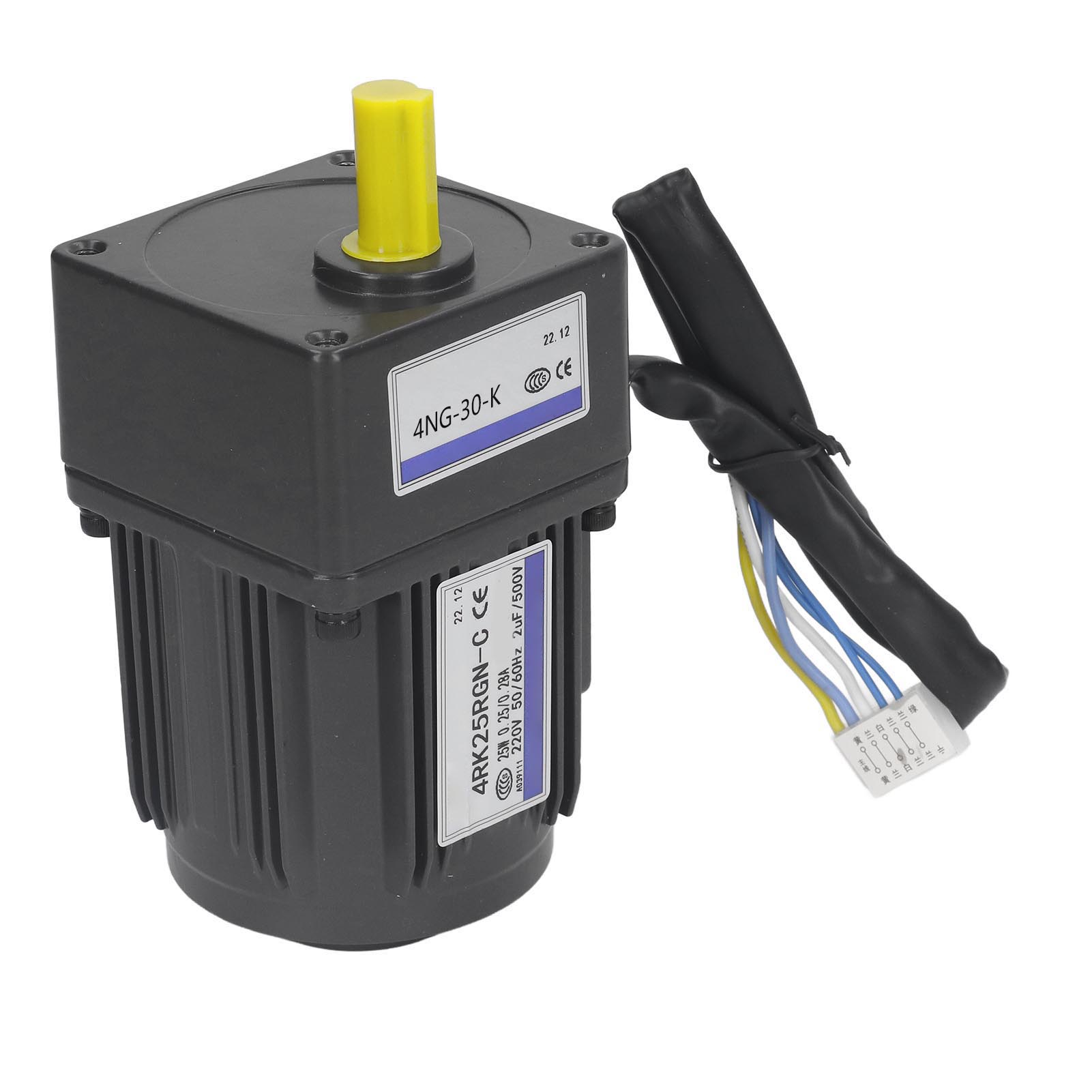25-w-motor Mit Variabler Drehzahl, Leise, Hitzebeständig, Hochfeste Legierung, Reversibel, 220 V Wechselstrom, Übersetzung 1:3, 415 U/min