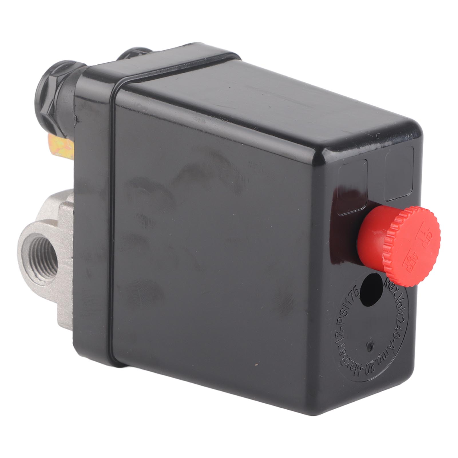 Druckschalter Für Luftkompressoren, Npt 1/2 Zoll, 4 Anschlüsse, Einstellbares Druckregelventil, 90–120 Psi