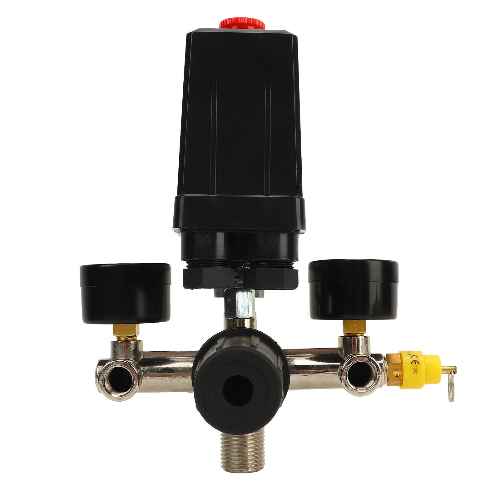 Druckschalter Für Luftkompressoren, Präziser Druckregler 0-180 Psi Mit Manometer