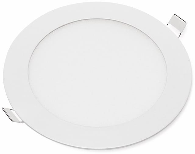 Optonica - LED-Einbauleuchte 2604, 12 w, 1000 lm, 6000K, rund, 95 ra, weiß