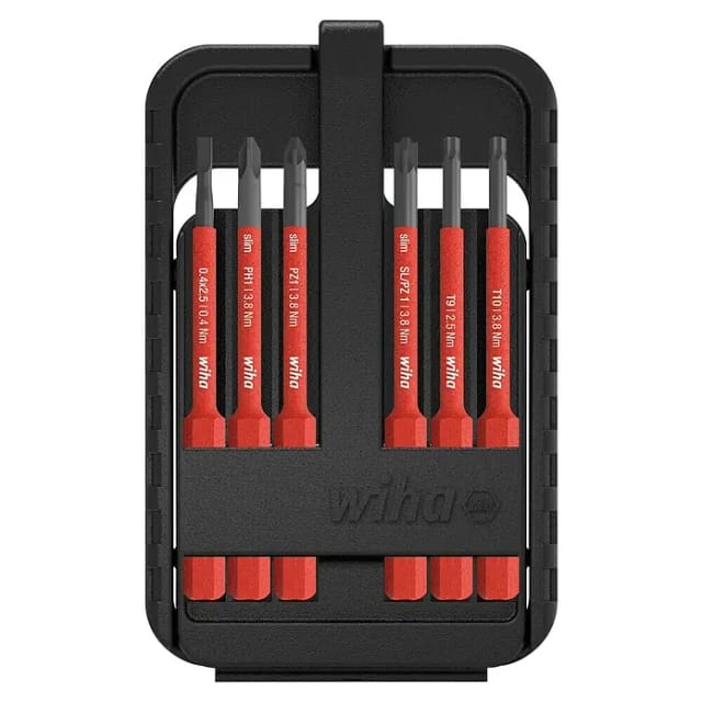 Bit Set slimBit electric gemischt, 6-tlg. (44366) - Wiha