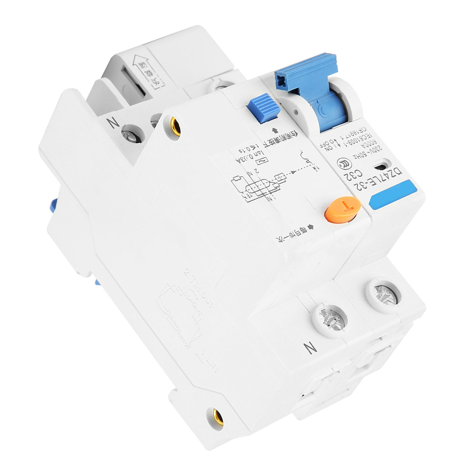 Dz47le-32 1p+n C32 30ma 230v Fehlerstromschutzschalter (fi-schalter)