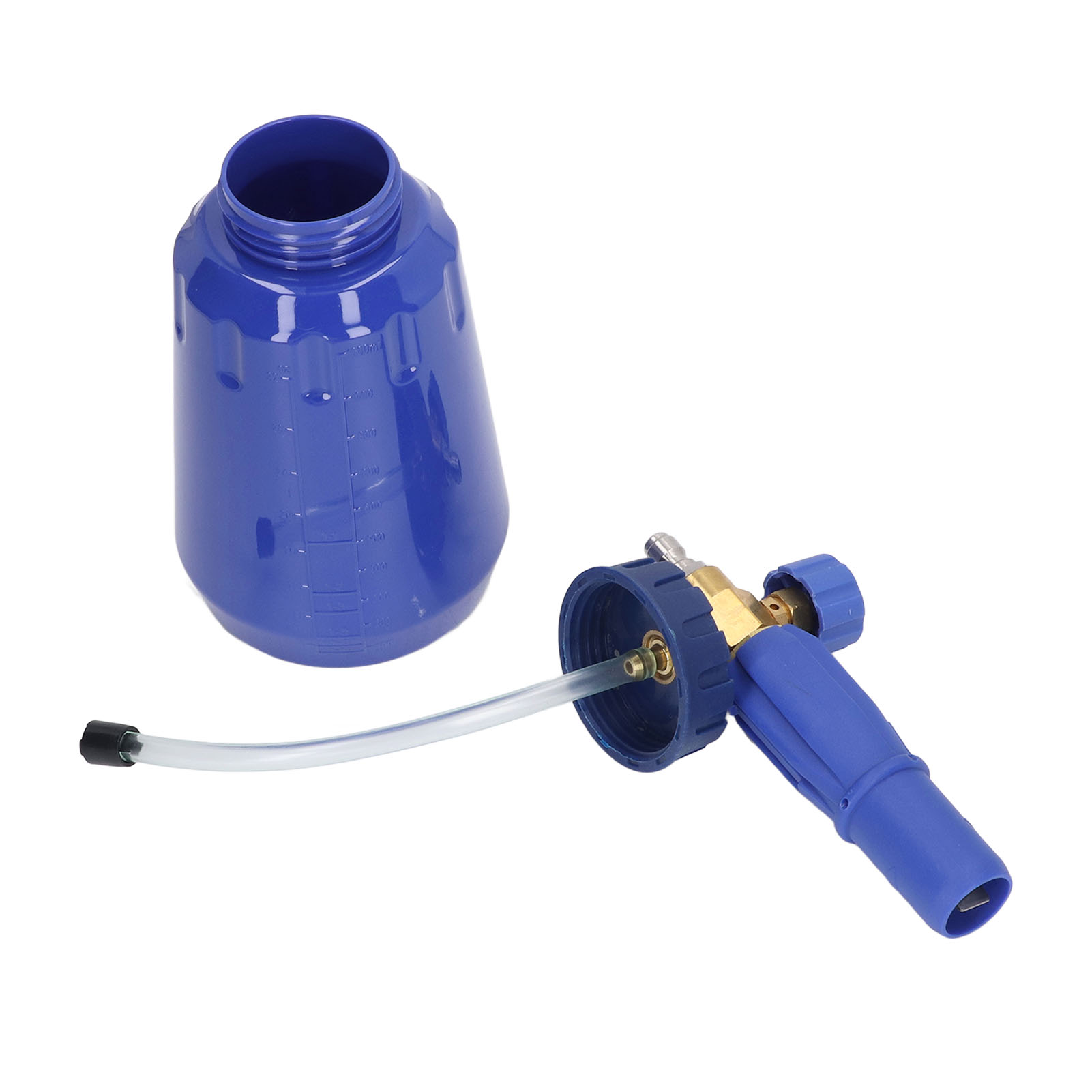 1l 4000psi Hochdruckreiniger Schaumgenerator Verstellbare Spritzpistole 1/4 Npt Schnellanschluss Blau