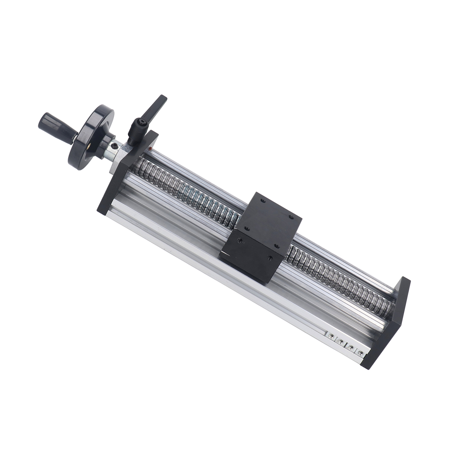 200-mm-linearverschiebetisch, Manuelle Kugelumlaufspindel, Präzisionsschlitten Mit Handrad