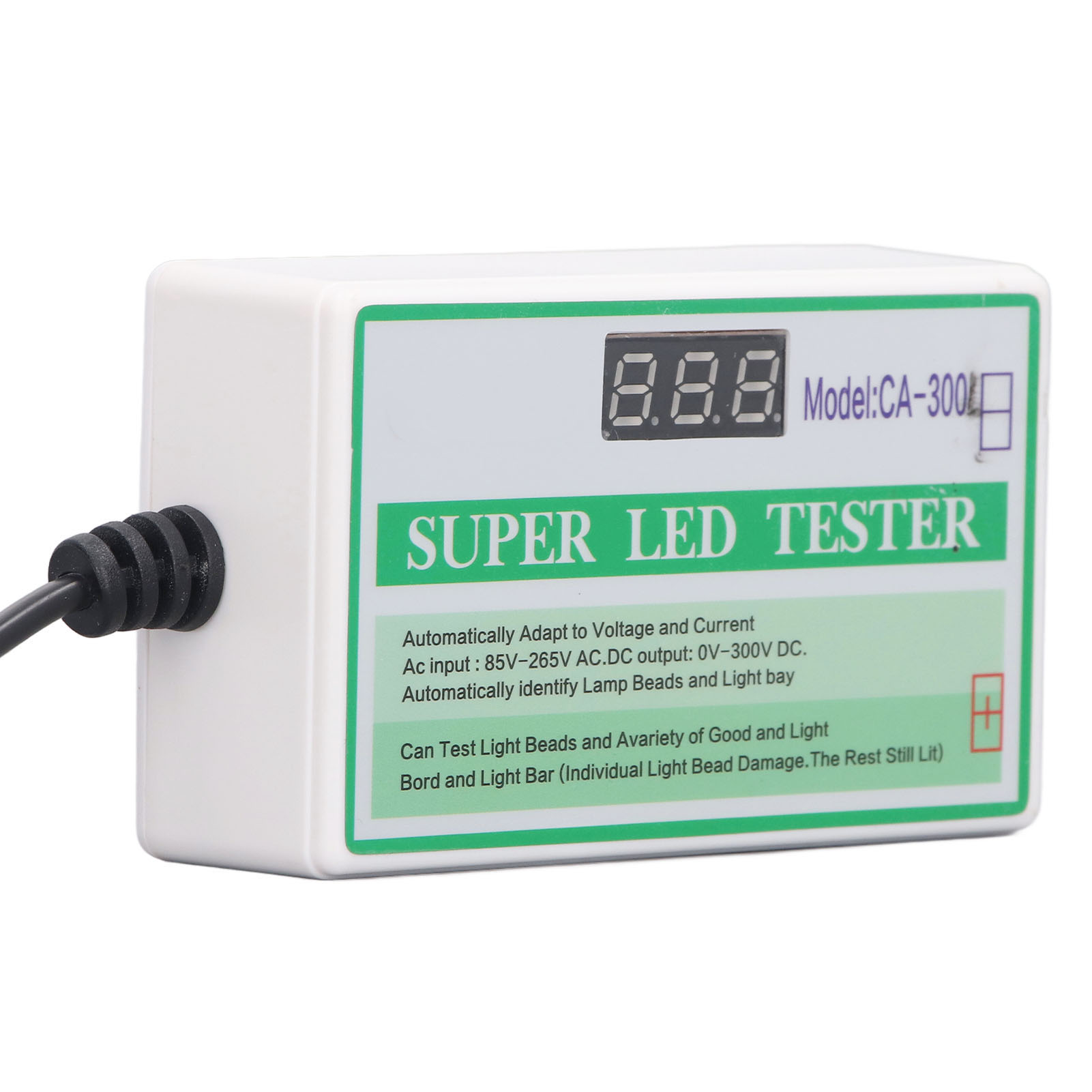 Led-hintergrundbeleuchtungstester Für Fernseher, Reparaturwerkzeug Für Led-streifen Und Led-leisten, Testet Ohne Demontage Des Lcd-bildschirms, 85–265 V, Eu-stecker