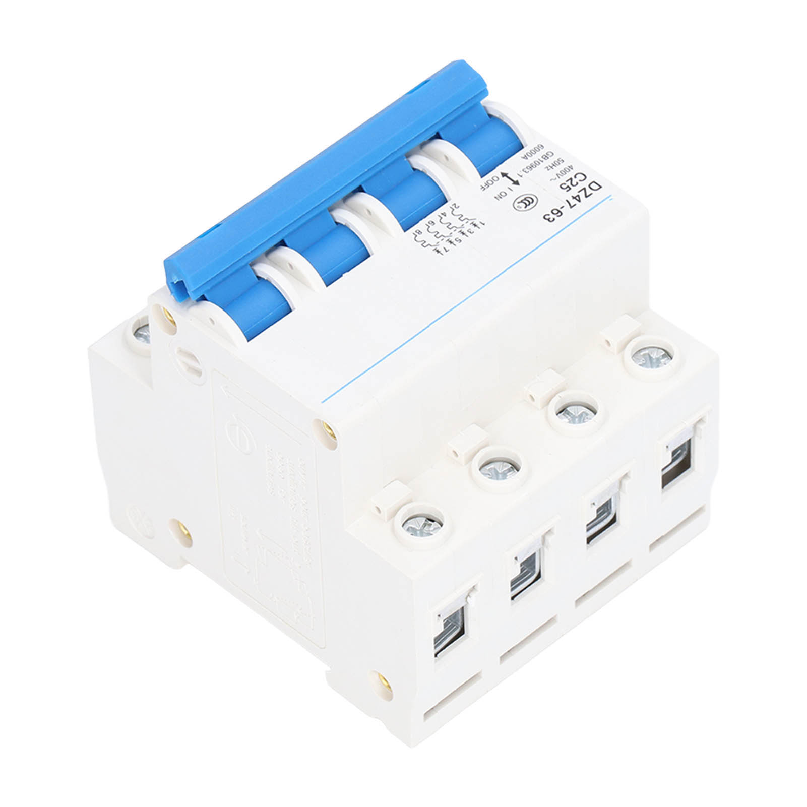 Modularer 4-poliger Fehlerstromschutzschalter 25 A 400 V Ac Din-schienen-schalterschutz