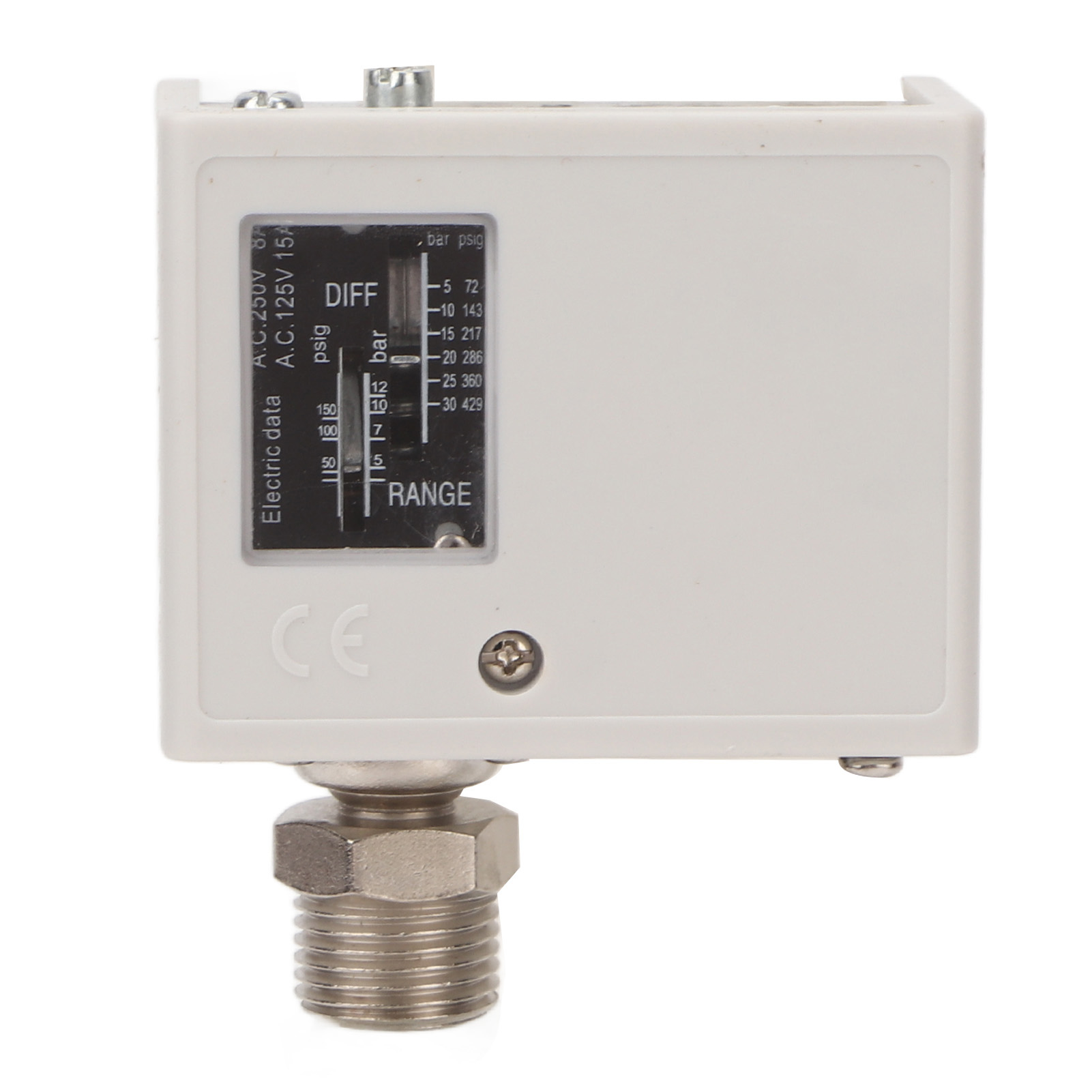 Kompressor-druckschalter-controller Für Trocknerkessel 30 Kg, Ac 125 V/250 V, G1/4, Hochleistungsausführung
