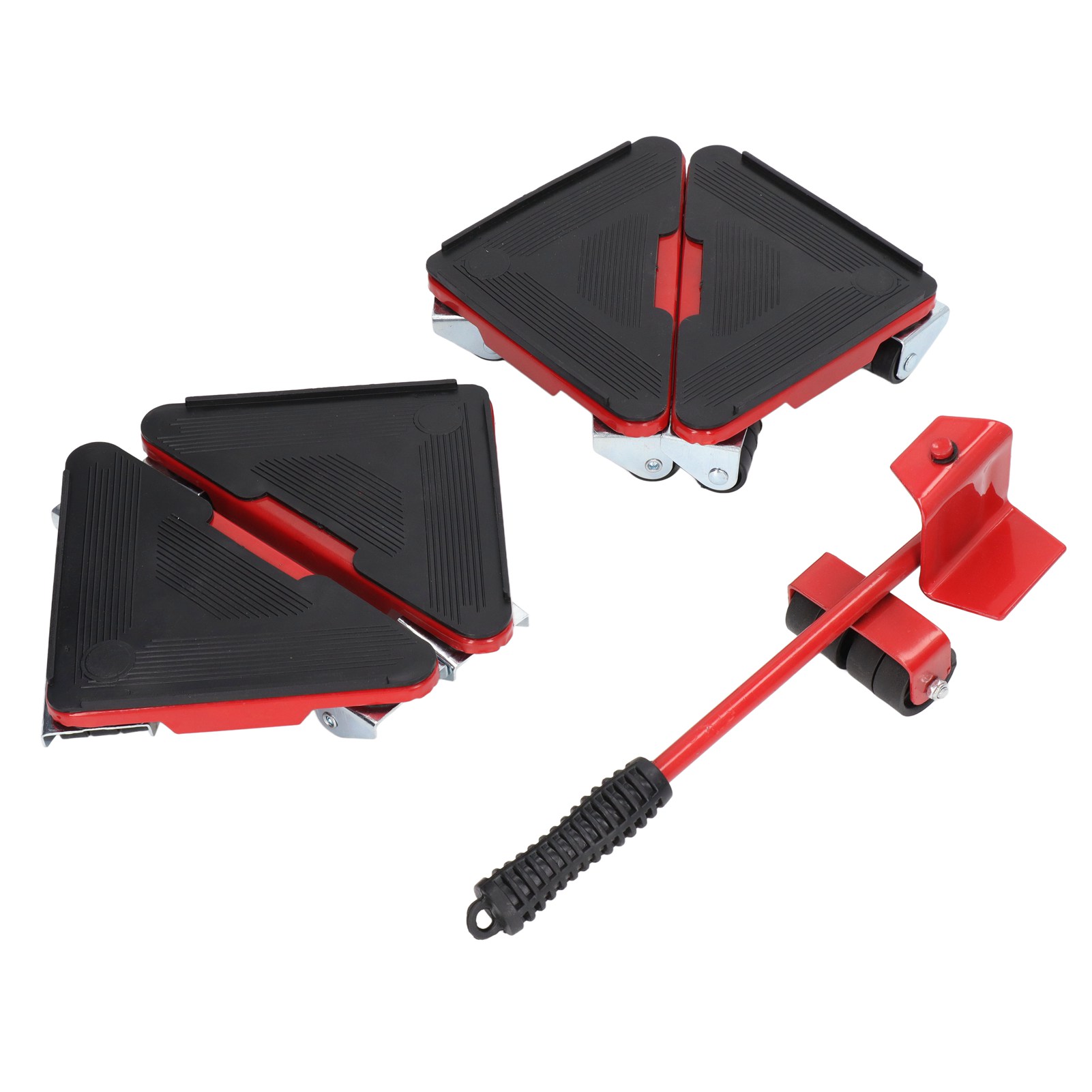 5-teiliges Möbelroller-set, 300 Kg Universalrollen Für Sofa, Tisch, Kleiderschrank, Rot