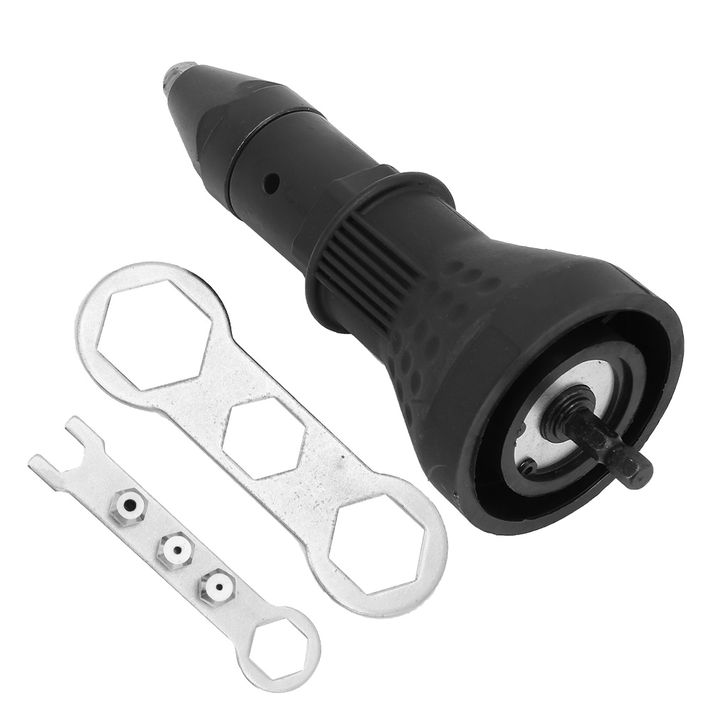 Adapter Für Elektrische Nietpistole, Nietwerkzeug-set, Bohrfutter-einsatzadapter 2,4–4,8 Mm (schwarz)
