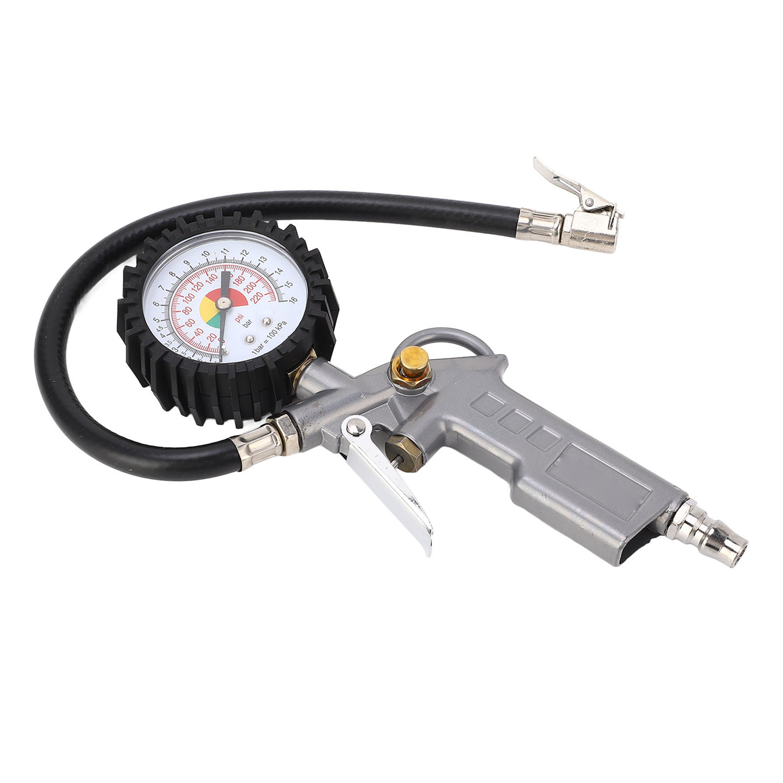 Reifenfüller Mit Manometer Und Düse, 225 Psi, 0,3-zoll-einlass, Fahrzeugzubehör