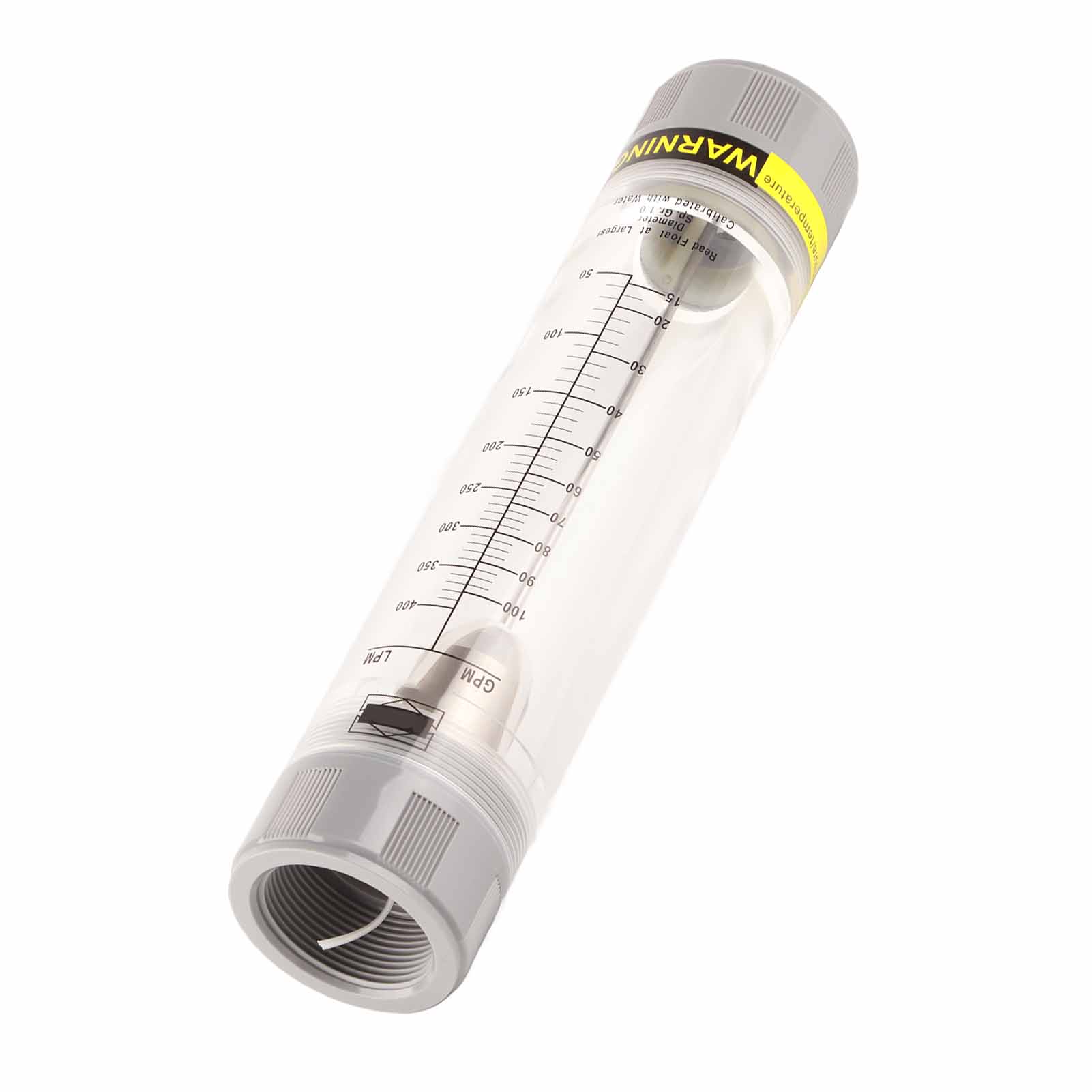 Durchflussmesser Aus Plexiglas (lzm-40g) Mit Acrylrohr, G1-1/2"- Oder Bsp-innengewinde, Durchflussrate 10-100 Gpm
