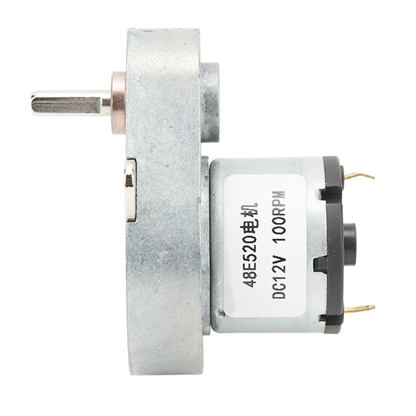 Getriebemotor Mit 100 U/min, Hohes Drehmoment, Drehrichtung Reversibel (im/gegen Den Uhrzeigersinn), 48e520 Dc 12v Getriebe
