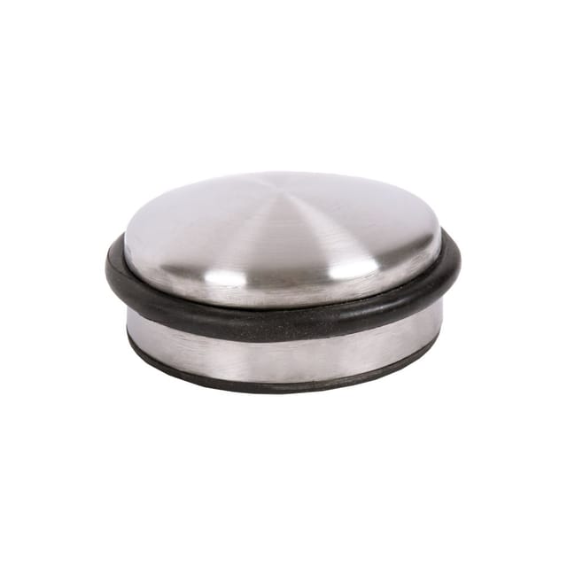 Ms Beschläge - Türstopper Türpuffer Türhalter massiver Kern Edelstahl finish ø 91mm