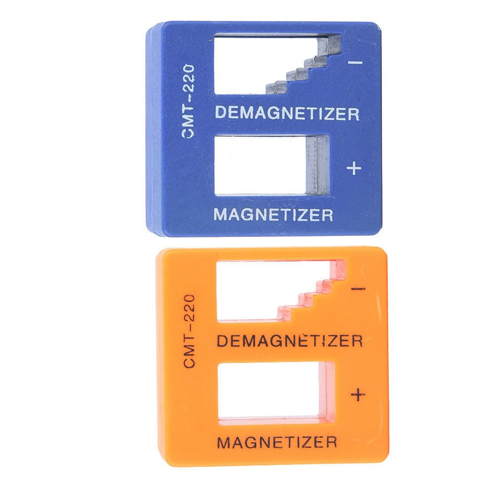 Set Mit 2 Praktischen 2-in-1-magnetisierungs- Und Entmagnetisierungsschraubendrehern