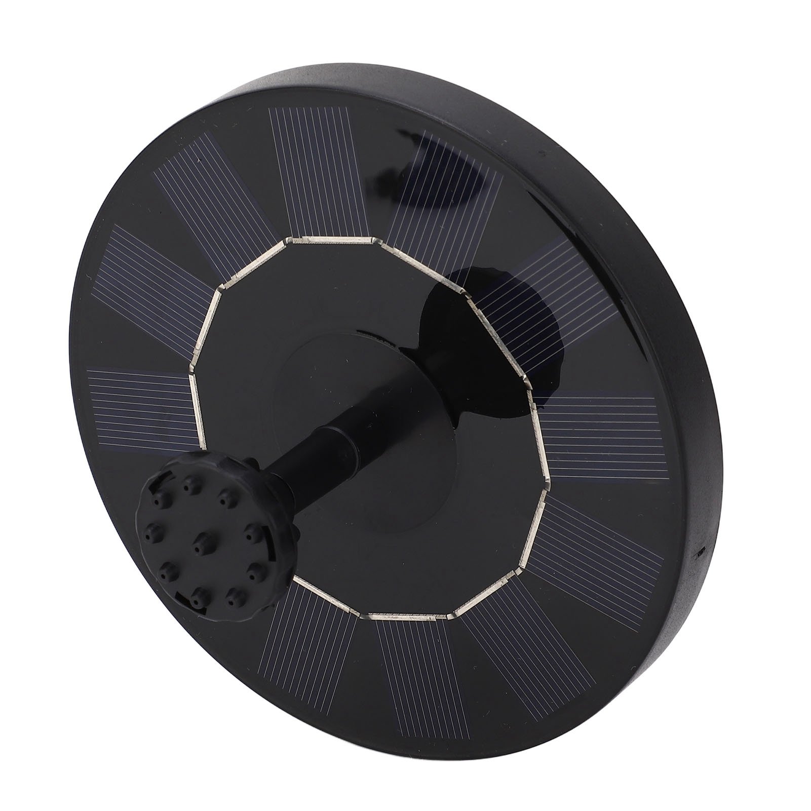 1-w-solarwasserpumpe Mit 130-mm-solarpanel, 30–50 Cm Langer Fontänenstrahl, 6 Düsen Im Lieferumfang Enthalten