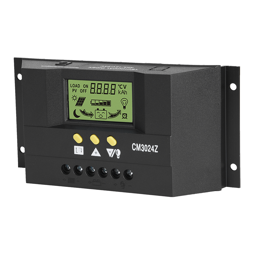30a 12v/24v Intelligenter Pwm-solarladeregler Mit Lcd-display