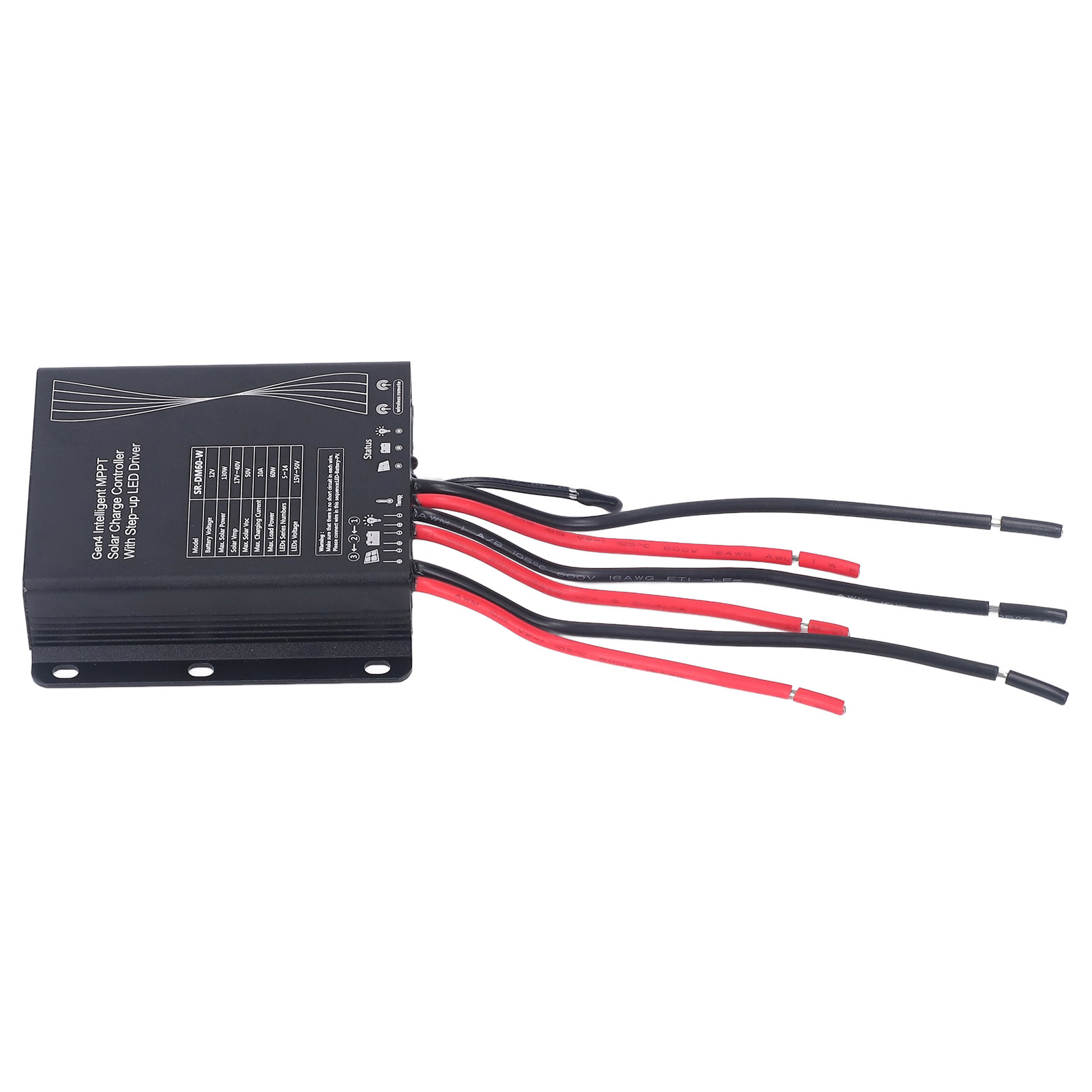 Intelligentes 12v-mppt-solarladegerät Mit Abwärts-led-regler Für Solarpanel Und Batterie