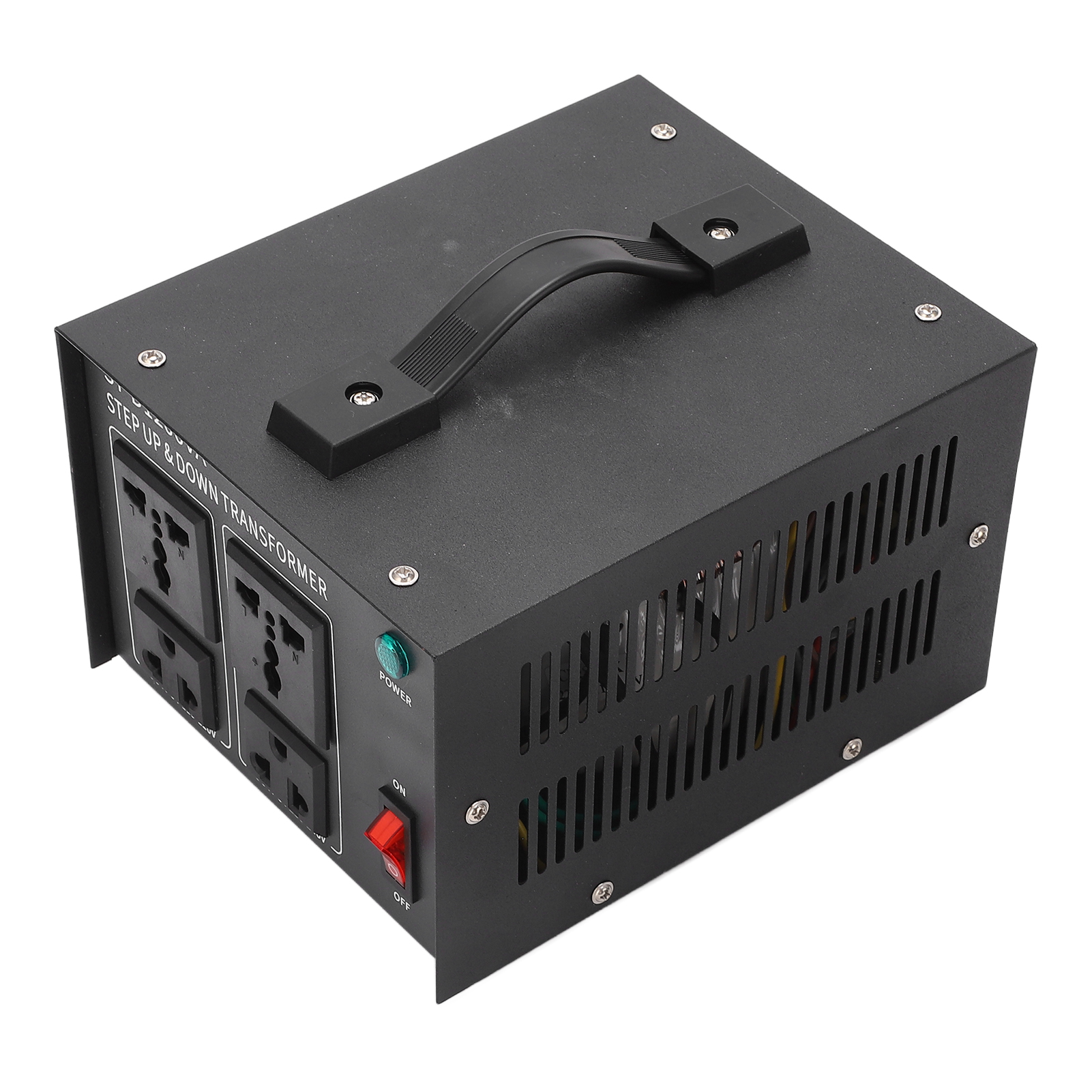 1200-w-spannungswandler (auf-/abwärtswandler), Einstellbar, Wechselstromeingang 110–120 V / 220–240 V, Eu-stecker