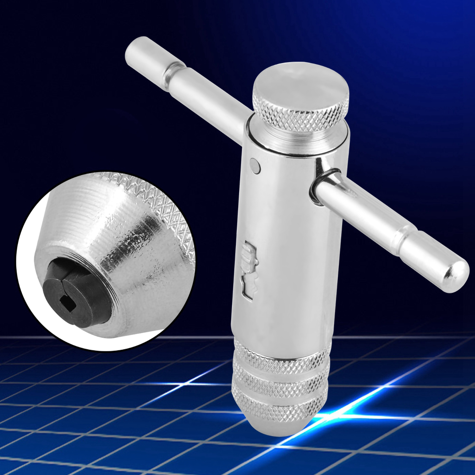 Wendegewindebohrer M3-m8 Mit T-griff, 3-8 Mm Bohrfutter, Werkzeughalter Für Gewindebohrer- Und Schneideisensätze