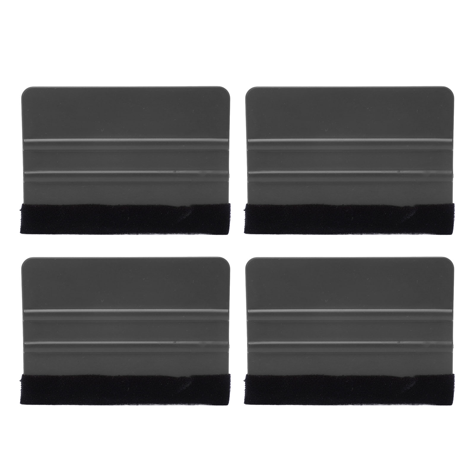 10er-pack Filzrakel Für Vinylfolie, Professioneller Kratzerentferner, Schwarz, Für Vinylapplikation, Verpackung Und Elektronikreparatur