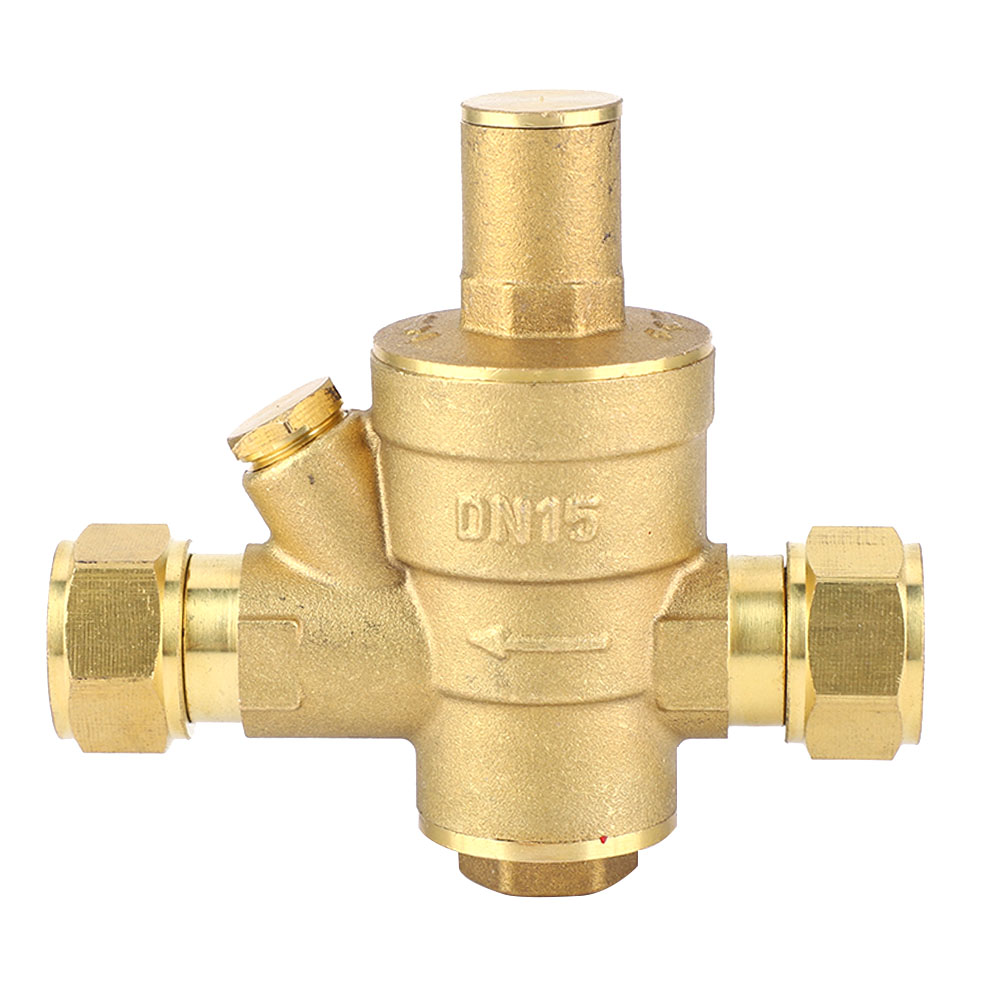 Einstellbarer Wasserdruckminderer Aus Messing Dn15 1/2" Pn1.6, Durchflussregler Für Rohre, Wasserhahnventile.