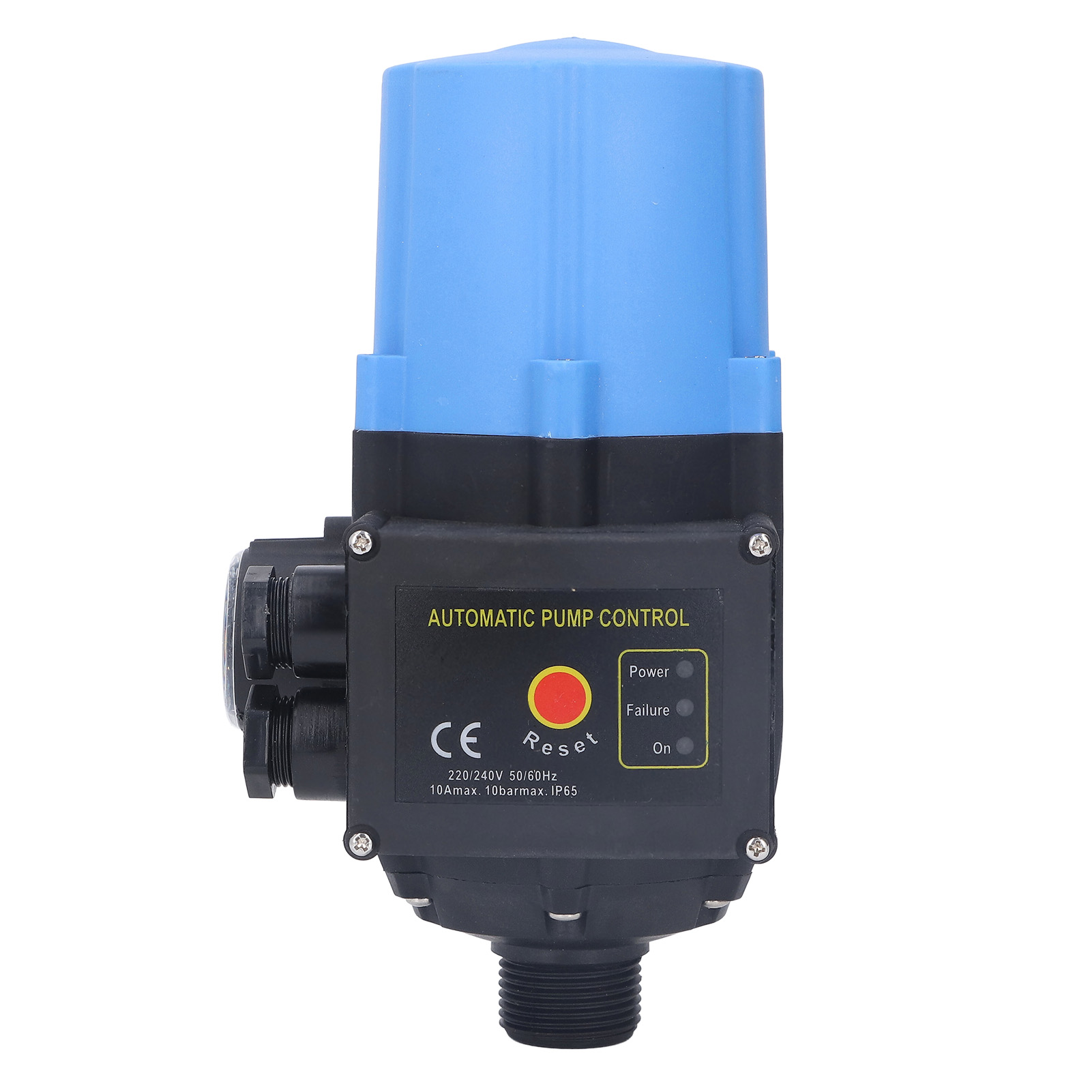 Druckschalter Für Wasserpumpe, Blau, Wasserdicht, Einstellbarer Elektronischer Automatikregler, 1,1 Kw, 220–240 V