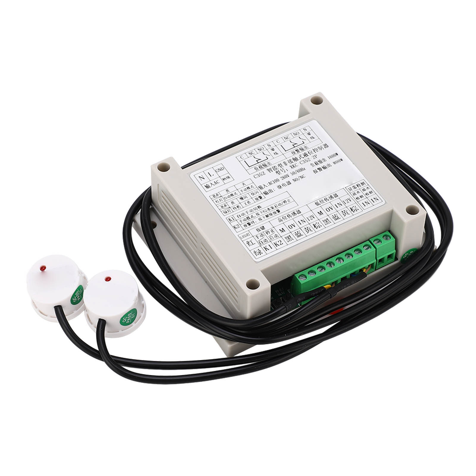 Automatischer, Berührungsloser Wasserstandsregler, Einstellbarer Flüssigkeitsstandsensor, Ac100-260v