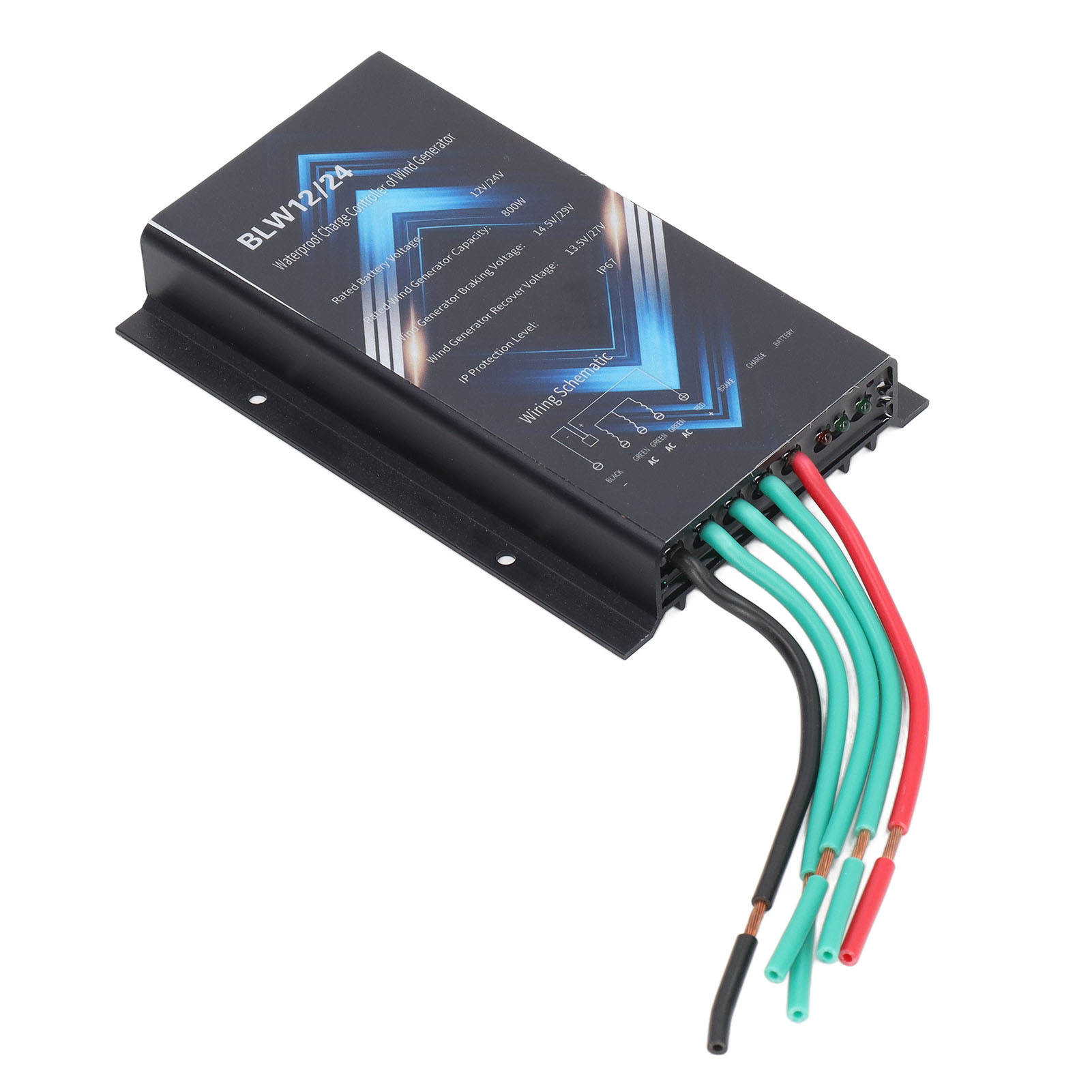 Windgenerator-controller 800w Aluminiumlegierung Ip67 Wasserdichter Laderegler 12v 24v