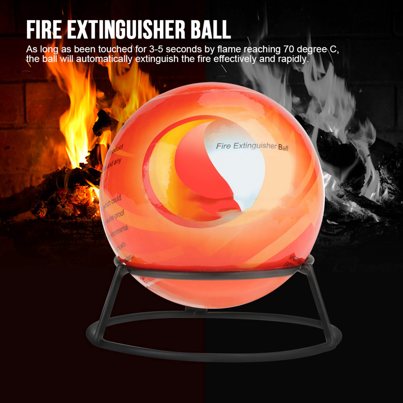0,5 Kg Feuerlöschball, Leicht Zu Werfen, Brandschutz, Flammenlöschwerkzeug