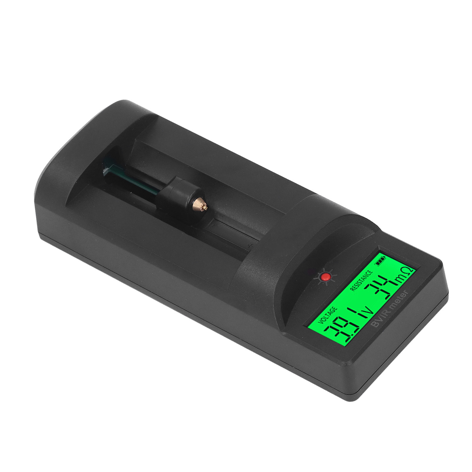 Peacefair Lithium-batterie-spannungsprüfer Mit Lcd-anzeige, Innenwiderstandsmesser Und Integriertem Ladekabel